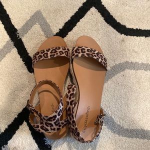 Leopard Sandals, ONLY WORN ONCE